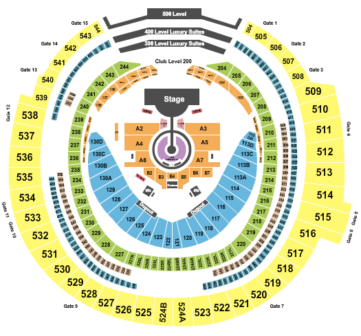 Rogers Centre Beyonce 2 Seating Chart